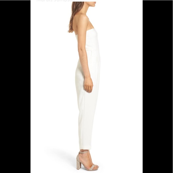 NWT! Line & Dot Marais Jumpsuit White - Picture 6 of 6